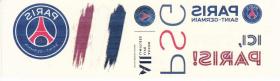 法甲 足球俱乐部 PSG 巴黎圣日耳曼 官方纪念品 贴纸 纹身贴 球迷庆祝纪念品 现货