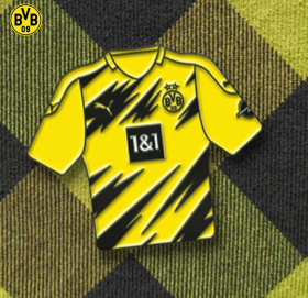 德甲 BVB 大黄蜂 多特蒙德 官方纪念品 徽章 迷你球衣 队徽 现货