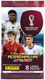 帕尼尼 Panini 2022 卡塔尔 FIFA 世界杯 Adrenalyn XL  官方球星卡 1包 8张卡 现货 全新 梅西 C罗 内马尔 姆巴佩 德布劳内