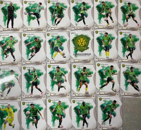 DAKA 中超 北京国安 足球俱乐部 2023赛季 官方纪念品 球星卡 普卡套 23张 球星卡 现货 品相瑕疵如图