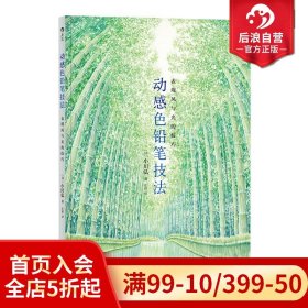 【原版闪电发货】动感色铅笔技法 表现风与光的技巧 绘画彩绘入门参考书籍