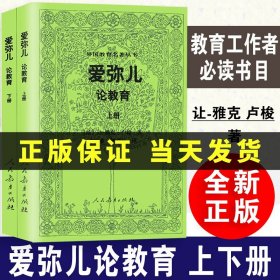 外国教育名著丛书 爱弥儿：论教育（套装上下册）