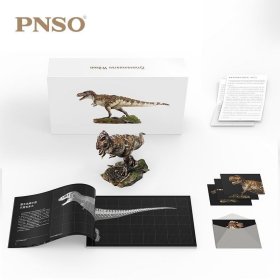 【原版闪电发货】【地质出版社】pnso恐龙大王 创造霸王龙威尔逊 仿真恐龙玩具 动物模型 环保pvc 动物恐龙 霸王龙 图书