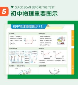 15PASS绿卡学霸笔记：初中物理（ 漫画图解 速查速记 课堂笔记 考前冲刺 全彩版）