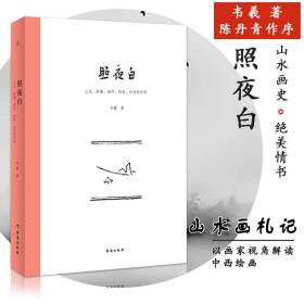 【正版现货闪电发货】理想国正品直发 照夜白 山水 折叠 循环 拼贴 时空的诗学韦羲著陈丹青作序 千余年山水画史从未被写得如此深情