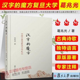 汉字的魔方 中国古典诗歌语言学札记