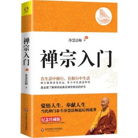 禅宗入门：—禅门泰斗净慧法师遗著纪念珍藏版，最全面了解禅宗的好书