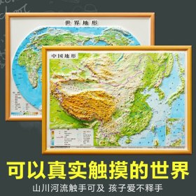中国地形(1:23000000)