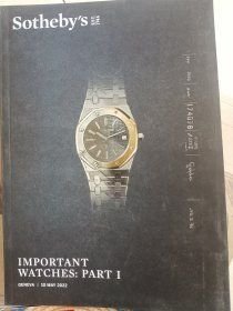 苏富比2022年 IMPORTANT WATCHES:PAPT I