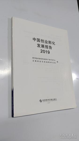 中国创业孵化发展报告2019