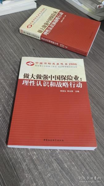 中国保险发展报告2006·做大做强中国保险业：理性认识和战略行动