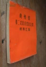 贵州省第二次民兵代表会议材料汇编 货号42-3