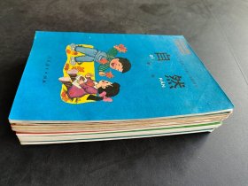 90年代2000年小学自然课本 人教版正版老课本九年义务教育六年制小学教科书自然课本一套12册  实物拍摄