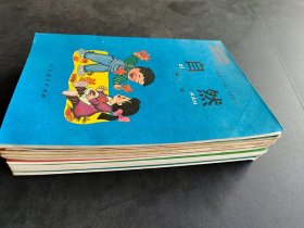 90年代2000年小学自然课本 人教版正版老课本九年义务教育六年制小学教科书自然课本一套12册  实物拍摄