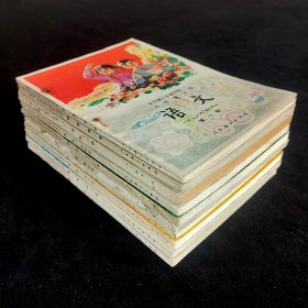 70-80七十八十年代人教版全日制十年制小学课本语文一套10册  正版库存老课本78-82年印 全一版 未使用 彩色毛华像 二简字 品相精美  实物拍摄