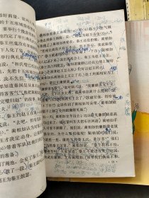 90后2000年代正版老课本 人教版河南版六年制小学语文课本八 九 十 十一 十二册 5本 全彩色 有笔记不缺页 实物拍摄