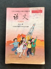 90后2000年代六年制小学语文课本 第十册 2006年印 彩色版 人教版正版老课本九年义务教育六年制小学教科书语文  有笔记不缺页 实物拍摄