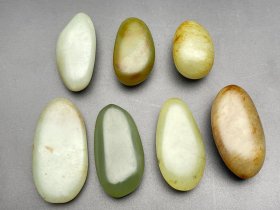 和田玉原石7个