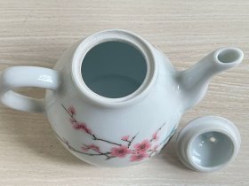 收到茶壶一个，白瓷，器形规整