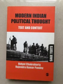 Modern Indian Political Thought: Text and Context –  英語版  Bidyut Chakrabarty (著), Rajendra K. Pandey (著)