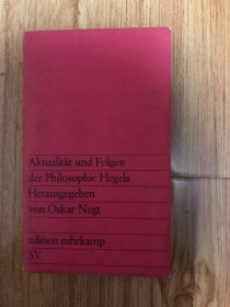 Aktualität und Folgen der Philosophie Hegels
