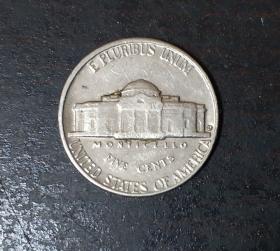 美国 1961年5美分硬币