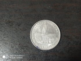 稀少 阿根廷硬币 1984年1比索硬币