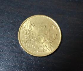 欧元硬币，德国版2003年50欧分