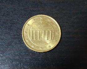 欧元硬币，德国版2003年50欧分