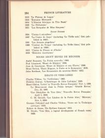 《19世纪上半叶法国文学》精装   French Literatrue During the Last Half-Century by Pierre Bacourt   1923年 扉页钤私人藏书印章