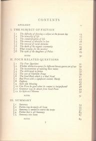 《小说创作原理》精装  罗伯特 立德尔著 Some Principles of Fiction by Robert Liddell  扉页钤：洪氏君格珍藏 伍鸿森朱印  此为藏书家洪君格藏书