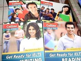 （Collins English for Exams）Collins Get Ready for 带3 张光盘 Get Ready for IELTS Writing （Collins English for Exams）Collins Get Ready for IELTS Reading （Collins English for Exams） [平装] 四本合售带2张光盘