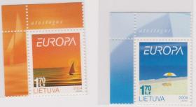 立陶宛邮票 2004 欧罗巴 度假