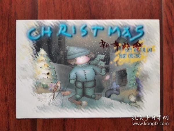 贺卡：CHRISTMAS