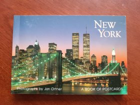 (明信片册) 纽约风光  NEW YORK : A BOOK OF POSTCARDS （一册30张）