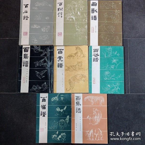 《百马谱》1981年天津人美版，全是图片，经典美术参考资料，国画及素描等学习必备书籍！