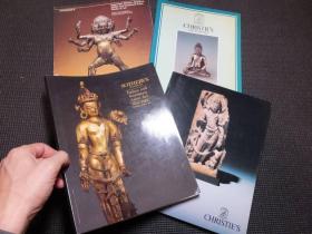 早期佳士得 苏富比 喜马拉雅艺术 佛像 专题拍卖图录4册（1980年 1990年）