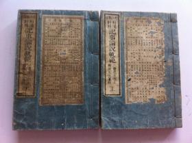 《记事论说规范》上下2册，1885年出版，线装