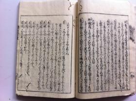 线装《和歌集》7册全，有虫蛀，1768年