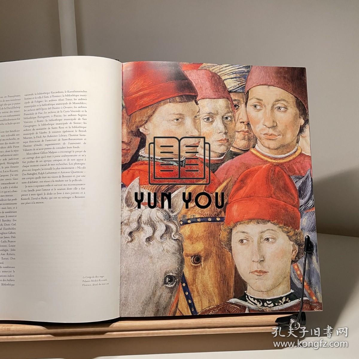 海外仓发货 少见 精装 重4斤  最好的贝诺佐·戈佐利全集 BENOZZO GOZZOLI（约 1420-1497 年）是文艺复兴时期最受尊敬和最多产的艺术家之一，今天被认为是 Quattrocento 佛罗伦萨生活的特权见证者，尤其是其辉煌和仪式