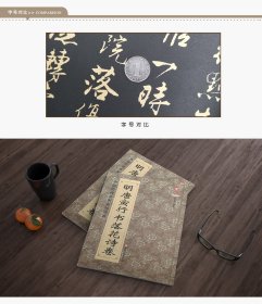 明唐寅行书落花诗卷唐伯虎法帖墨迹本名家书法作品   中国历代名家名帖经典毛笔行书书法字帖          班志铭（正版新书包邮  ）