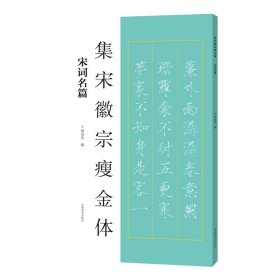 集宋徽宗瘦金体 宋词名篇 赵佶 邱金生 毛笔书法字帖 （正版新书包邮 一版一印）