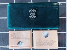 2枚装礼盒 加拿大1985年冬季奥运会纪念银币20加元精制钱币收藏真