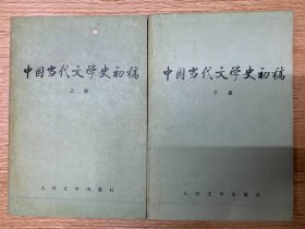 中国当代文学史初稿 上下册 （共两册）