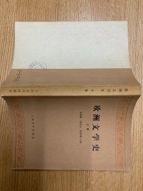 欧洲文学史  上卷（全二卷，与下卷一同出售）