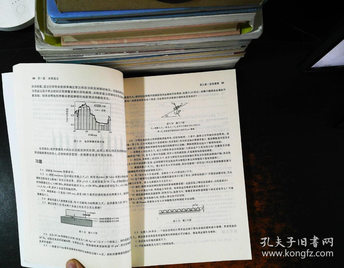 机械工程学科研究生教学用书：摩擦学教程 【扉页破损 书页发黄】