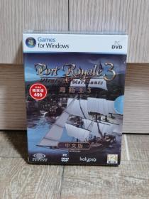 正版电脑游戏光盘   海商王3（Port Royale 3）