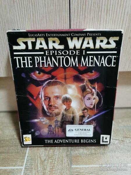 正版电脑游戏光盘   星球大战前传1：幽灵的威胁（Star Wars Episode I: The Phantom Menace）