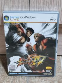 正版电脑游戏光盘   街头霸王4（快打旋风4/street fighter4）