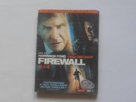 外国电影【防火墙】一DVD碟，金碟，塑料盒。